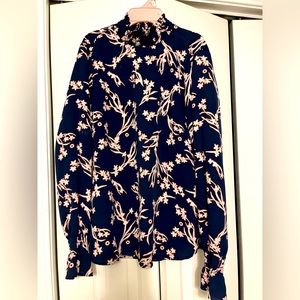 Chase bank longs sleeves uniform shirt lands end